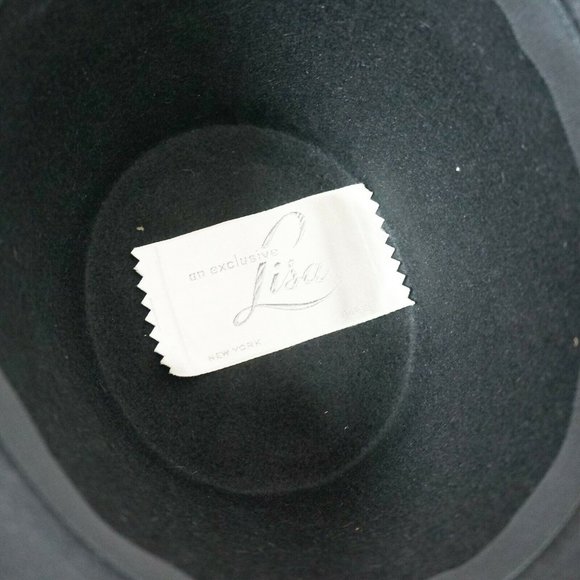 Vintage Feather Tall Bucket Hat Wool Felt main image 8
